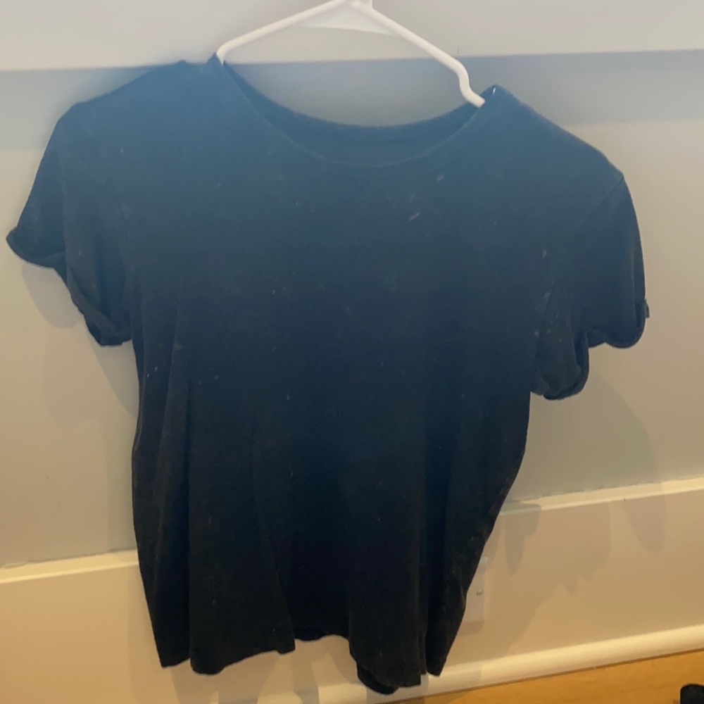 dark grey washed tee